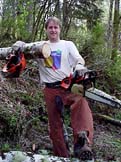 John with chainsaw